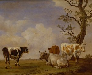 Four Bulls by Paulus Potter