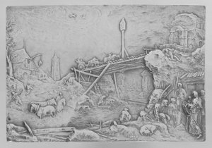 River Landscape by Paulus Willemsz. van Vianen