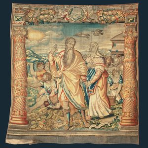 Tapestry Depicting the Descent from the Ark and the Series of the Life of Noah