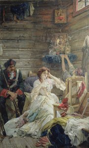 Lady Maria Hamilton Before the Execution, 26th March 1799 by Pavel Alexandrovich Svedomsky