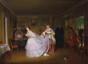 The Major Makes a Proposal (Inspecting a Bride in a Merchant