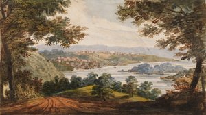 Washington and Georgetown from the Alexandria Road
