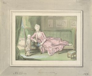 Third Draft for Painting of Caroline Mathilde and Frederik