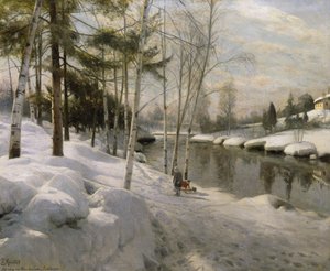 April Day by the Hunnselva, Raufoss