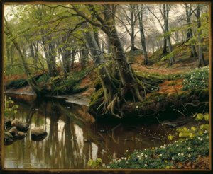 Spring Day at the Forest Edge by Peder Monsted