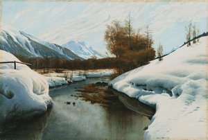 Near La Punt, St. Morritz in the Engadine Valley