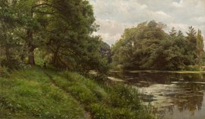 P. Mönsted, Summer Day by the Water