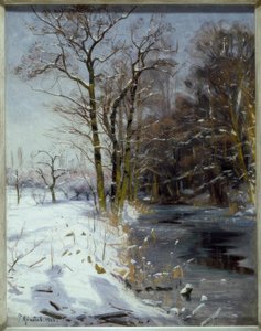 Sunny Winter Day by Peder Monsted