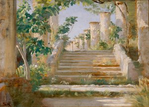 Loggia in Ravello by Peder Severin Kroyer