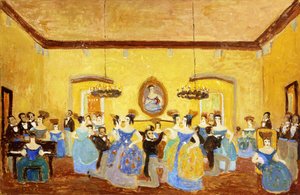 The Colonial Minuet by Pedro Figari