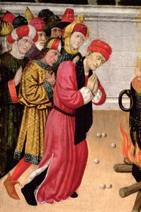 A Group of Faithful Converts (detail)