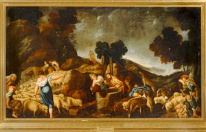 Rachel and Jacob at the Well by Pedro Orrente