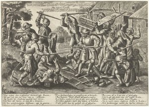 Battle Between Farmers and Soldiers by Peeter Baltens