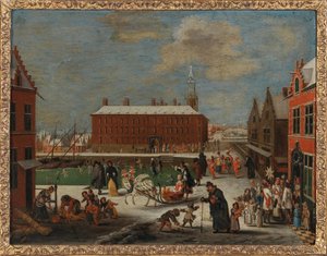 Winter in a city by Peeter Gysels