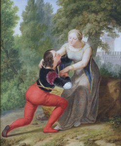 Orombello and Beatrice di Tenda in the Castle of Binasco
