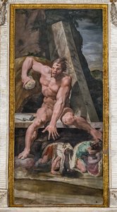 Companions of Ulysses Escaping from Polyphemus (detail) by Pellegrino Tibaldi
