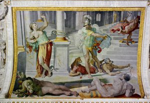 Ulysses and Circe, circa 1550 (fresco)