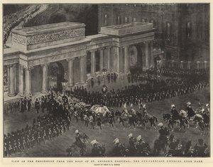 View of the Procession from the Roof of St George