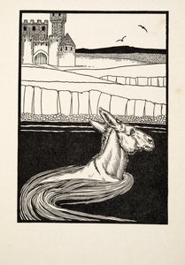 An Ass Cast Away, from A Hundred Anecdotes of Animals, pub. 1924 by Percy J. Billingshurst