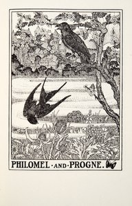 Philomel and Progne, from Fontaine Fables