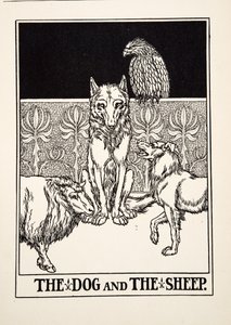 The Dog and the Sheep, from A Hundred Fables of Aesop by Percy J. Billingshurst