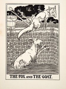 The Fox and the Goat, from A Hundred Fables of Aesop by Percy J. Billingshurst