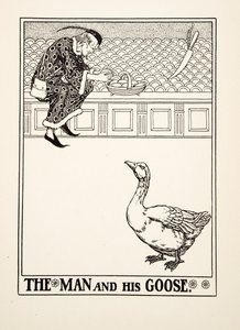 The Man and his Goose, from A Hundred Fables of Aesop by Percy J. Billingshurst