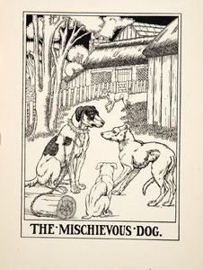 The Mischievous Dog, from A Hundred Fables of Aesop by Percy J. Billingshurst