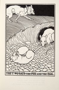 The Two Rats, the Fox and the Egg, from Fontaine Fables by Percy J. Billingshurst