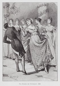 Dancing: Sir Roger de Coverley by Percy Macquoid