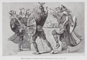 Dancing: Sword Dance of Vikings Round the Sacred Horns, circa 900