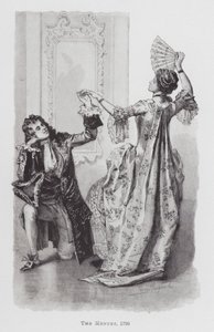 Dancing: The Menuet by Percy Macquoid
