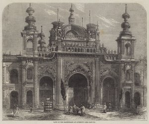 Gate of the Kaiserbagh at Lucknow by Percy Macquoid