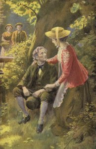 Illustration for Silas Marner by George Eliot by Percy Tarrant