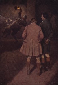 Illustration for Wuthering Heights by Emily Bronte by Percy Tarrant