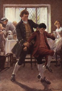Illustration for Wuthering Heights by Emily Bronte by Percy Tarrant