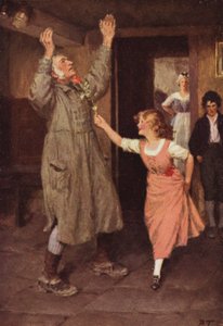 Illustration for Wuthering Heights by Emily Bronte by Percy Tarrant