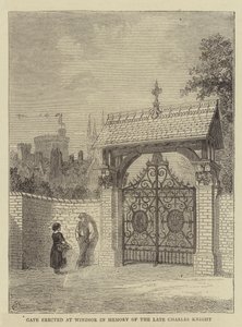Gate Erected at Windsor in Memory of the Late Charles Knight