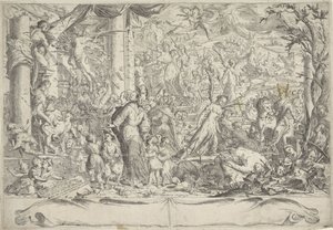 Allegory of Human Life by Peregrino Mazzocati