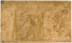 Study for Perseus Liberating Andromeda by Perino del Vaga