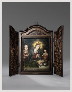 A Portable Christian Shrine (Seigan) Commissioned by the Portuguese Jesuits by Period Momoyama