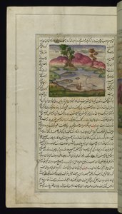 A Heron, a Crab, and a Fish from Lights of Canopus by Persian School
