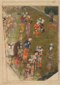 Timur Grants an Audience on the Occasion of His Accession to the Throne at Balkh by Persian School