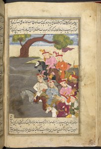 Shah Ismail and the qizilbash, from 