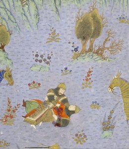 Suhrab Slain by Rustam (detail), Illustration from the Shahnama (Book of Kings)