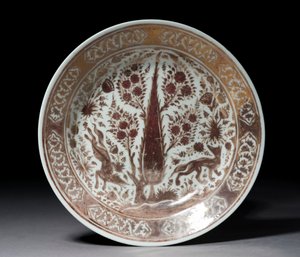 Plate, Iran, late 17th century by Persian School