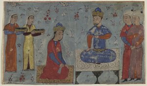 Sindukht before Sam by Persian School