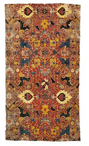 Tabriz Medallion Carpet Fragment, North West Persia