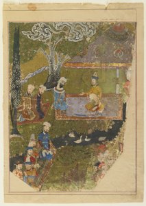 Timur Grants an Audience on the Occasion of His Accession to the Throne at Balkh by Persian School