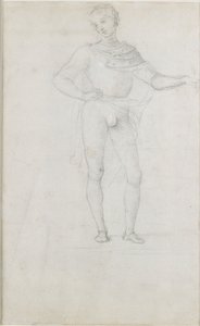 A Study for a Figure in an Adoration of the Magi